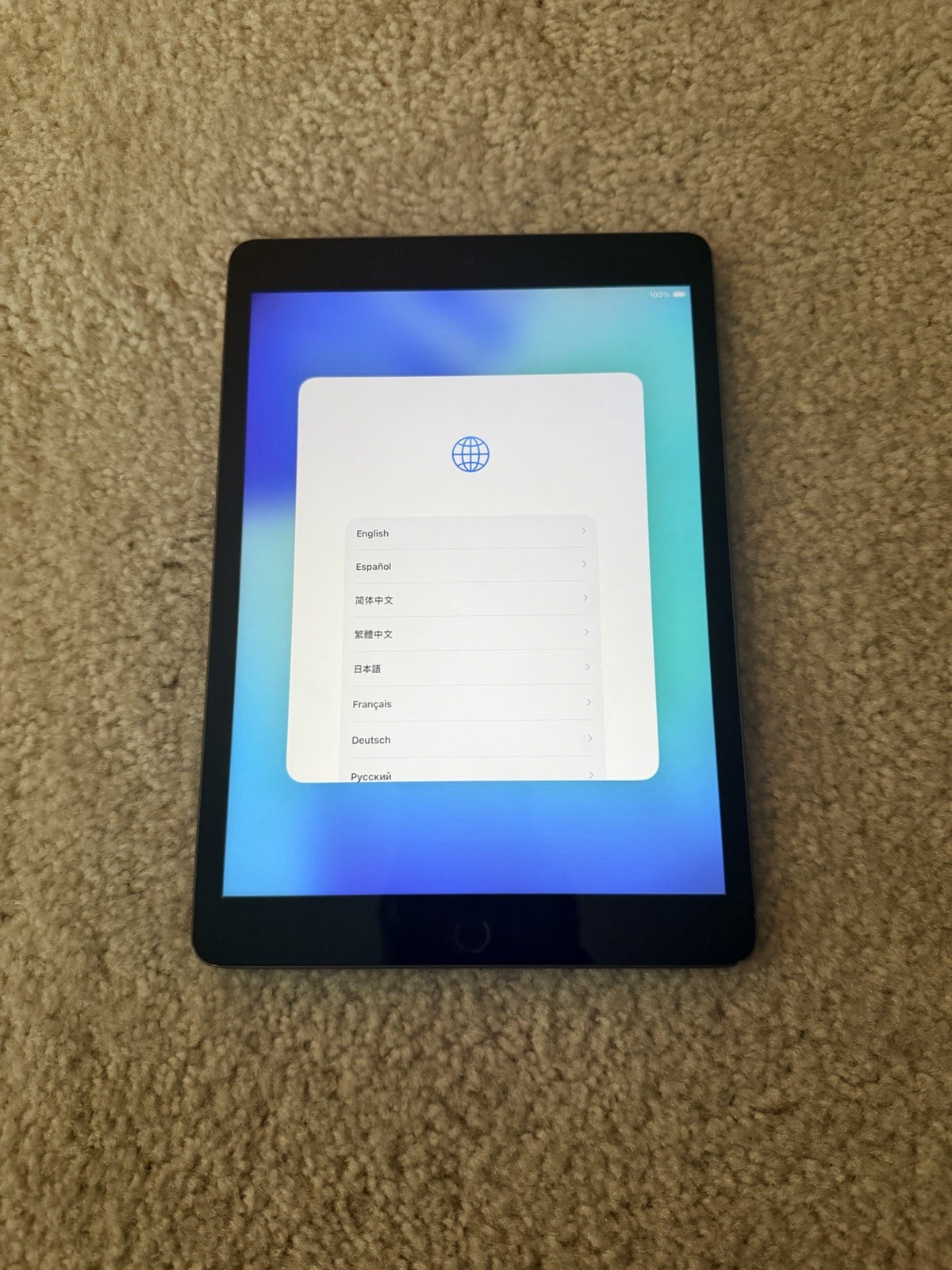 Apple iPad 9th Gen 10.2in 64GB Gray Wi‑Fi Tablet MK2K3LL/A Used