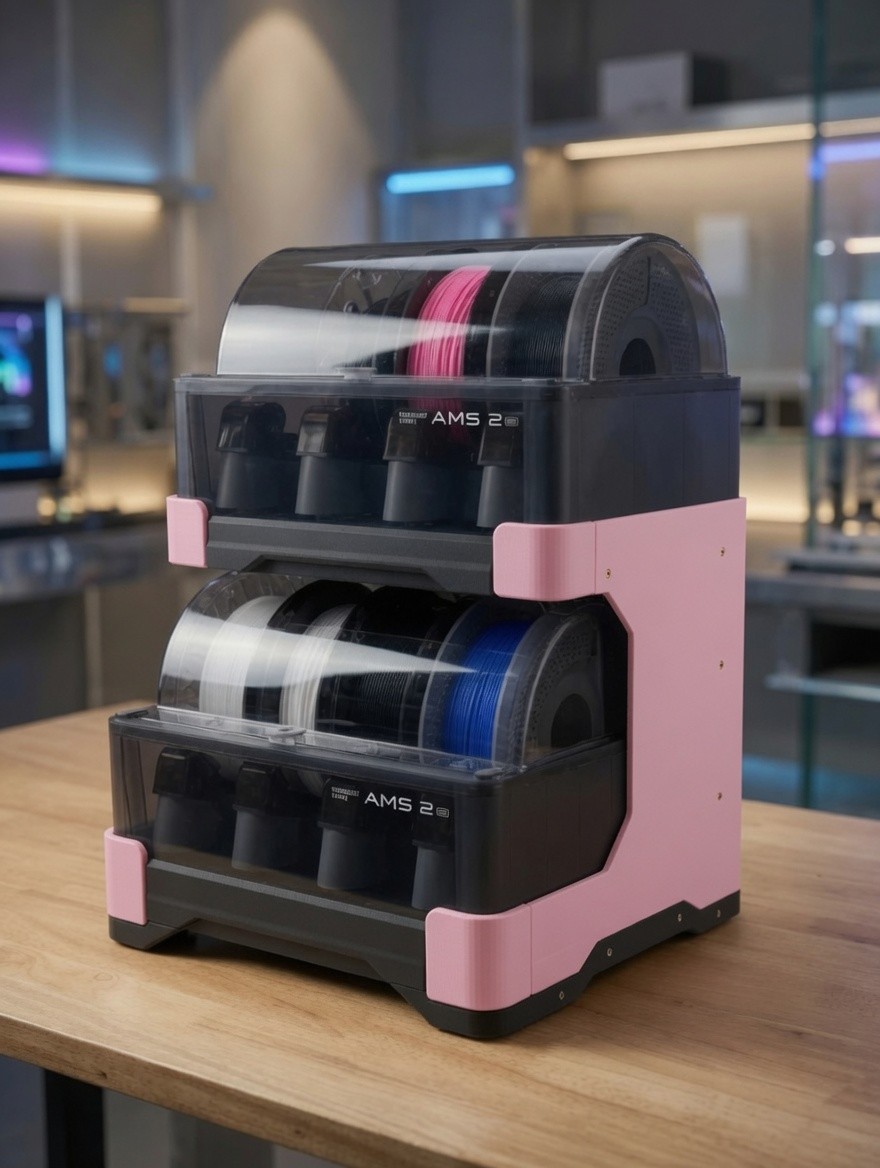 Bambu Labs Custom AMS 2 Pro Stack/ AMS 2 Pro Stand- OEM Designs