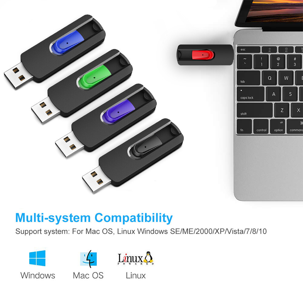 5PCS 10PCS USB 2.0 Flash Drive Memory Sticks 1G 2G 4G 8G 16G 32GB 64GB LOT