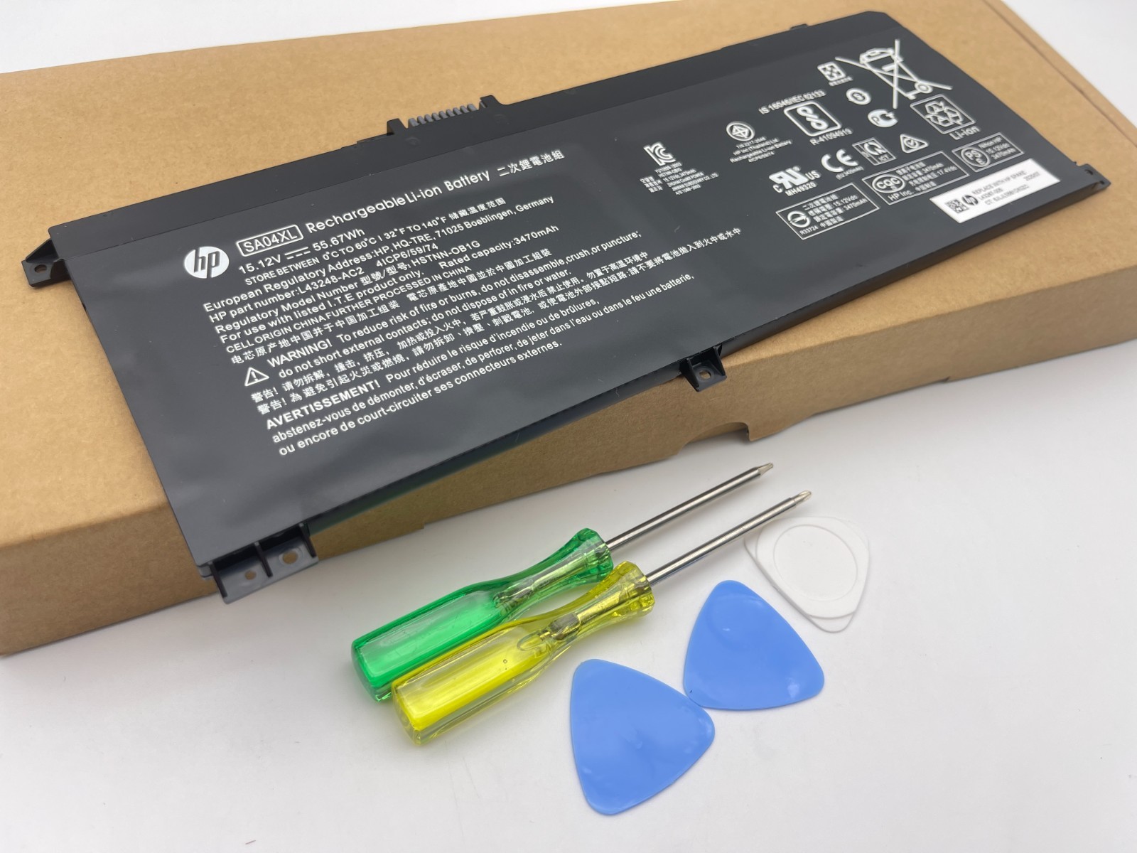 Genuine SA04XL Battery for HP Envy X360 15m-ds0011dx 17t-cg100 15M-DR L43267-005