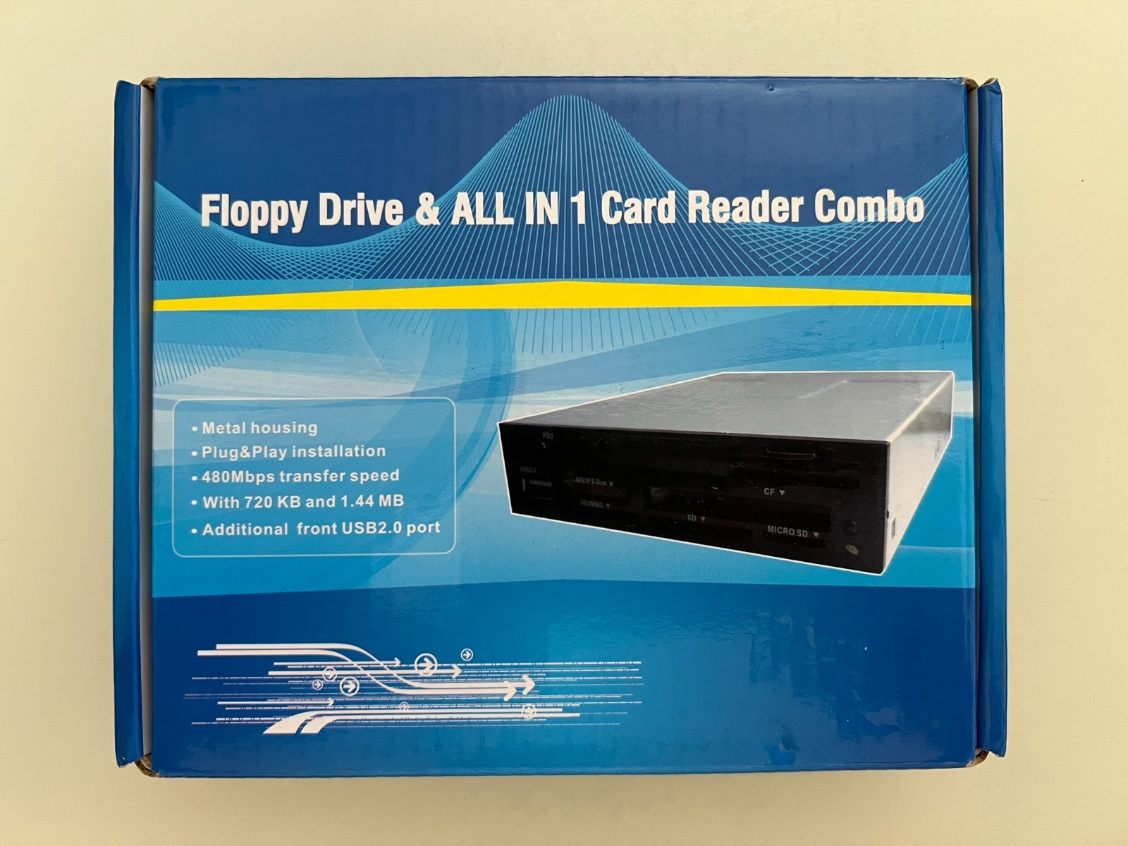 Floppy Drive & All in 1 Cardreader Combo with USB port – NM-003