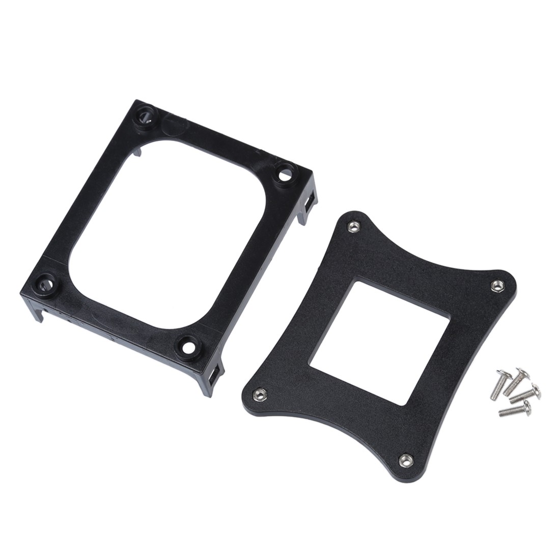 Black Plastic CPU Fan Mounting Bracket Base for Socket 478 W9U42034