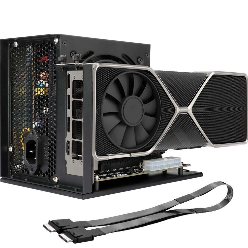 FREE SHIP Pcie 4.0 X4 64Gbps Egpu DOCK Oculink SFF-8612 8311 to Pcie X16 US SHIP