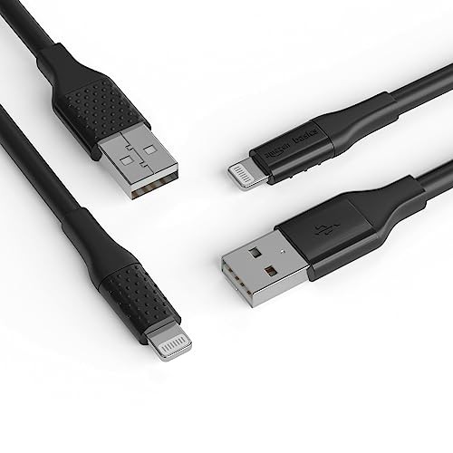 Apple MFi Certified USB-A to Lightning Charger Cable for iPhone 10 feet Black