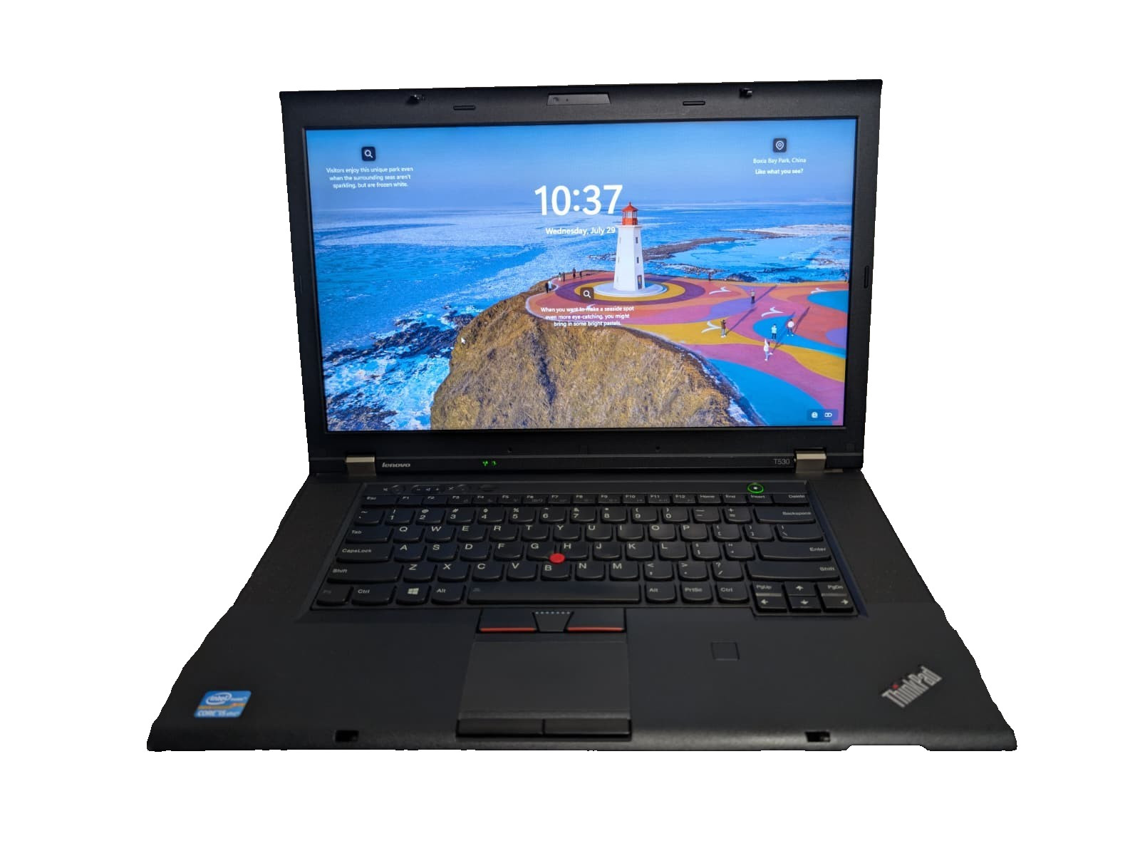 15″ Lenovo ThinkPad T530 | i5 3rd 16GB RAM 256GB SSD | HD Windows 11 Pro | DVDRW