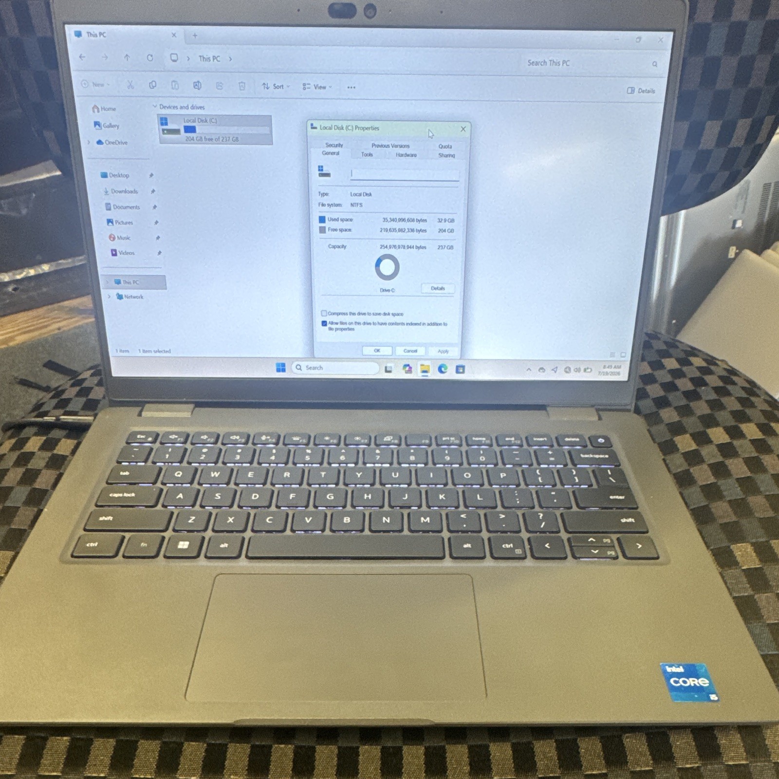 Dell Latitude 3440 14″ i5-1335U 16GB 256GB SSD Win 11 Pro Gray