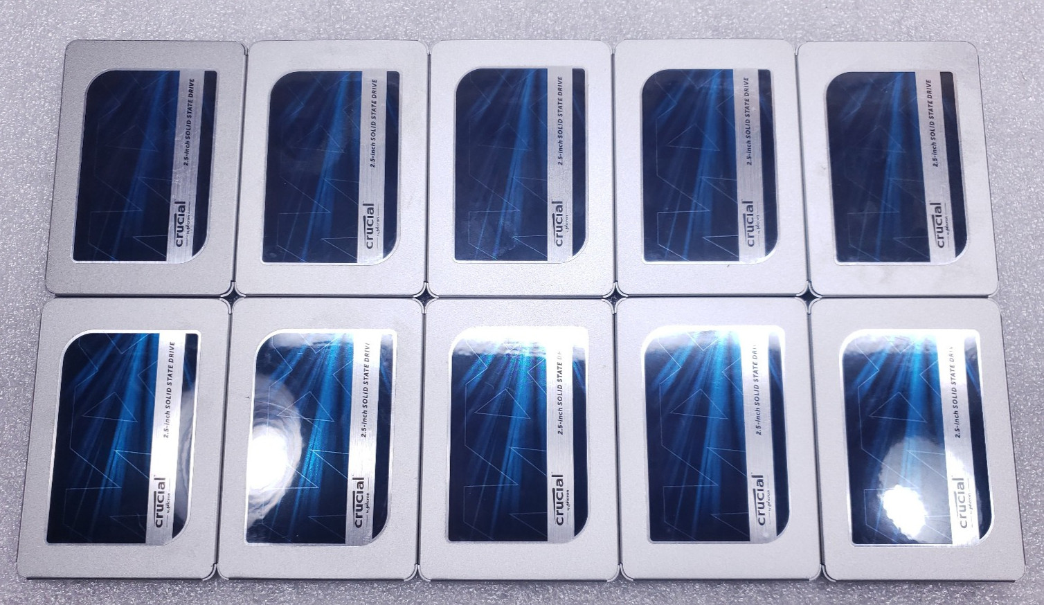 Lot Of 10 Cruicial MX500 250GB SSD SATA 2.5″ Hard Drive CT250MX500SSD1 #99