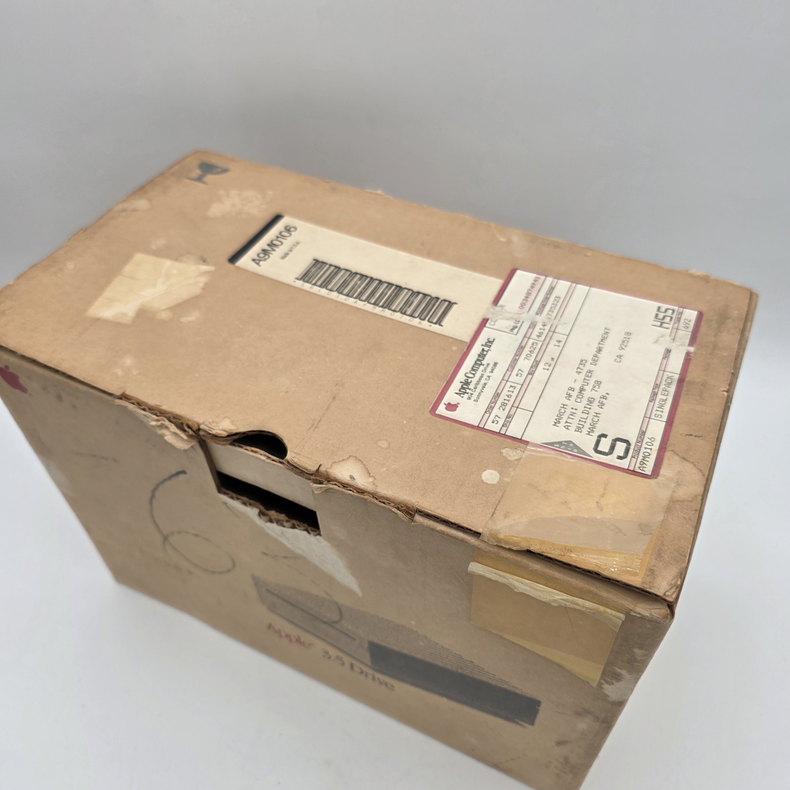 Apple 3.5 Drive External 3½” Floppy Drive A9M0106 DB-19 Beige for Mac Parts