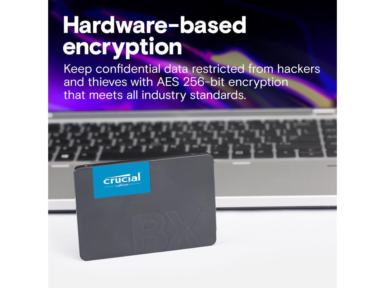 Crucial BX500 2TB SSD 3D NAND SATA 2.5″ Internal Drive 540 MB/s CT2000BX5