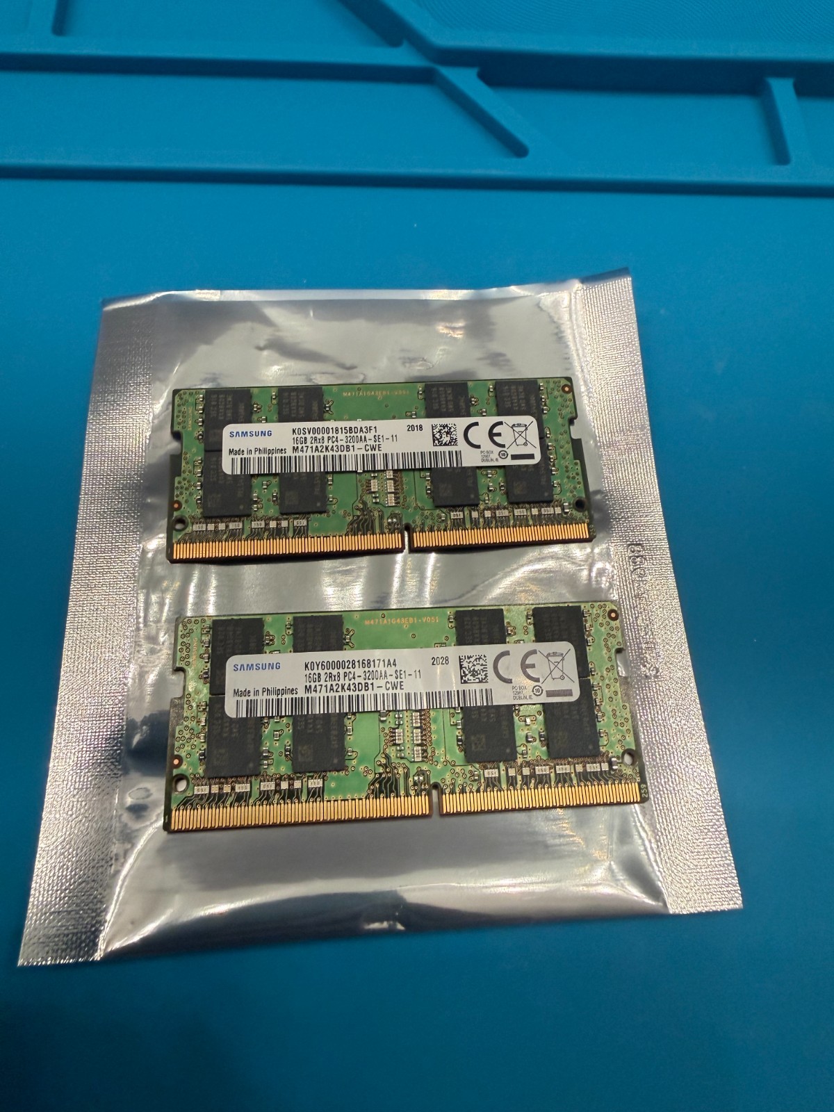 32GB (2x16GB) SK Hynix Samsung Micron 2Rx8 PC4-3200MHz DDR4 Laptop Memory RAM