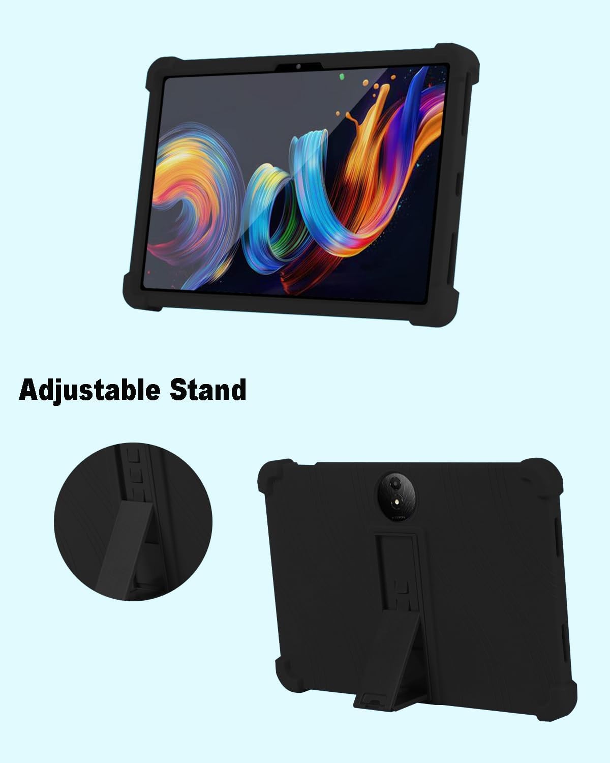 Case for TCL Nxtpaper 11 Plus 11.5 inch, Soft Silicone with Adjustable Stand
