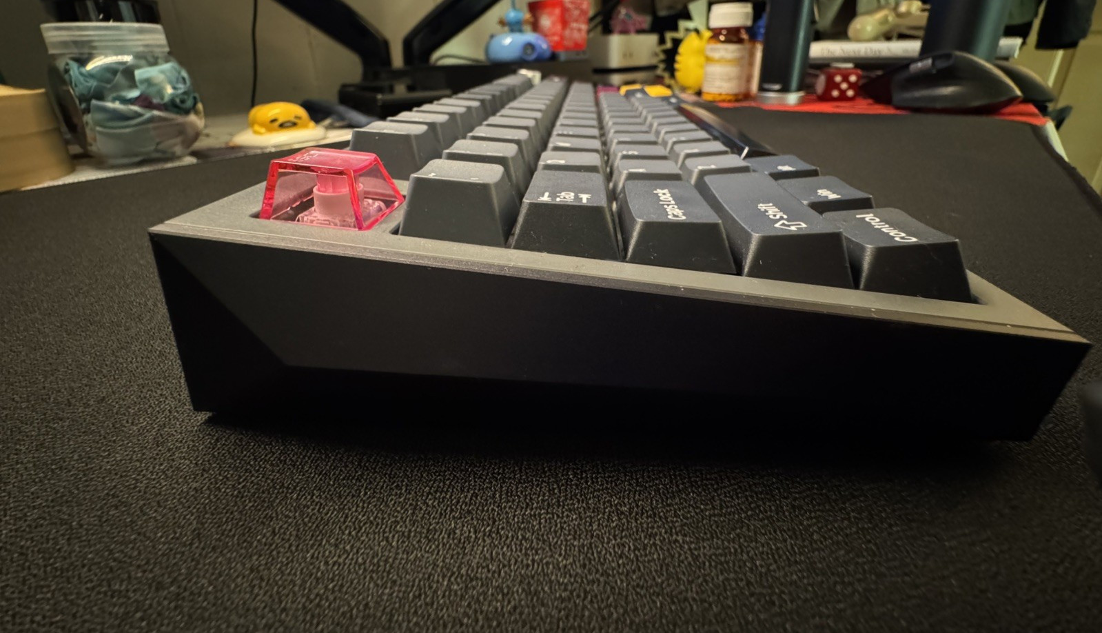NuPhy WH80 Wireless Magnetic Gaming Keyboard HE 80% Black Open Box Dot Keycaps