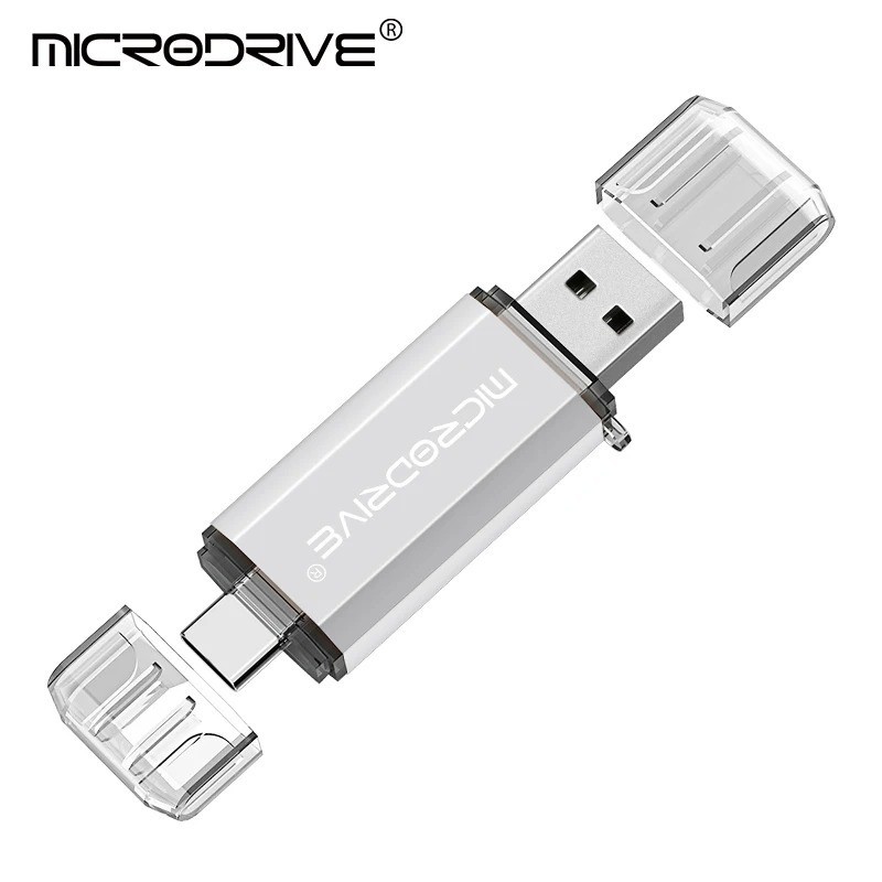 Type C OTG USB Flash Drive 2in1 Micro USB Pen Drive 128GB 64GB 32GB 16GB