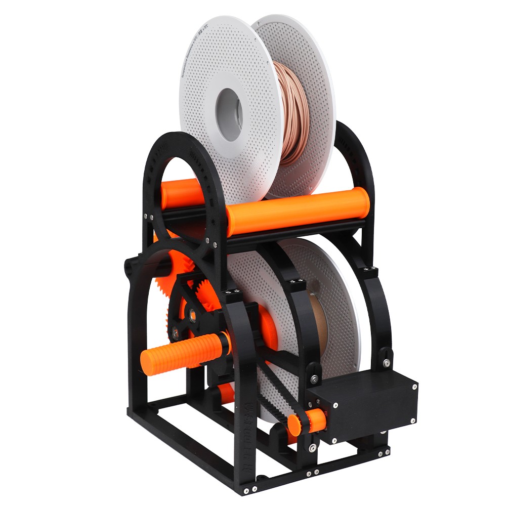 3D Filament Spool Rewinder Electric Filament Re-spooler 3KG Filament Transfer US
