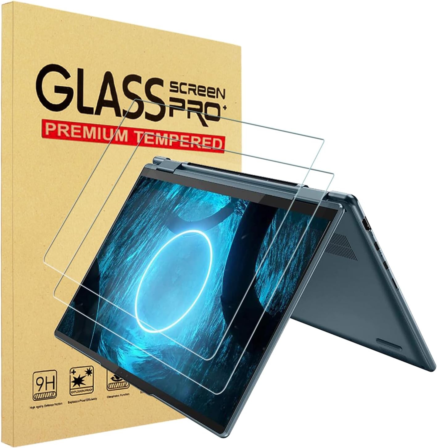 14 inch Tempered Glass Screen Protector for Lenovo Flex 5 14/ Yoga 7i 14/ Slim 7