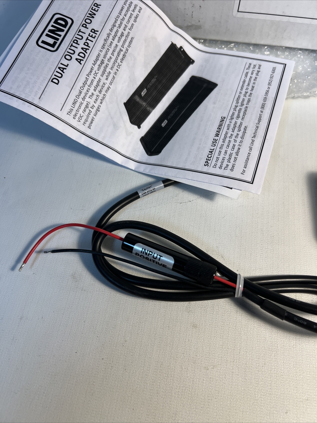 Power Dual Output Adapter for HP 65-90 W W Mini Bondi & Brother Pocket Jet 7