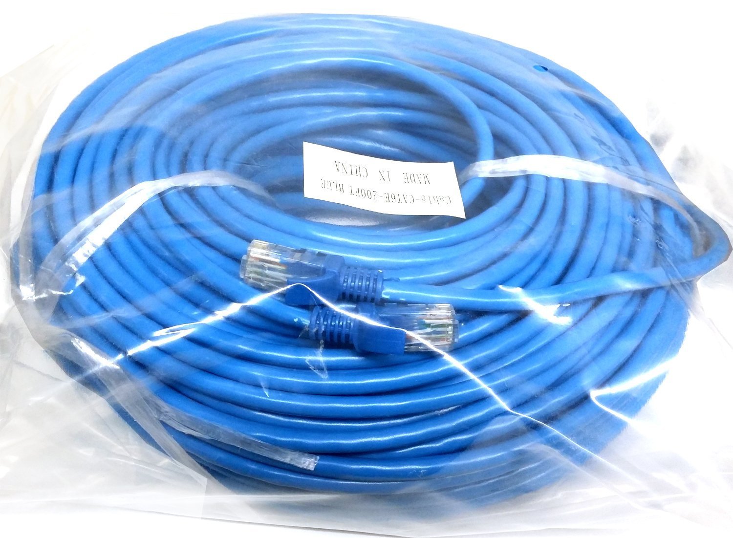 200′ FT Feet CAT6 CAT 6 RJ45 Ethernet Network LAN Patch Cable Cord – Blue New