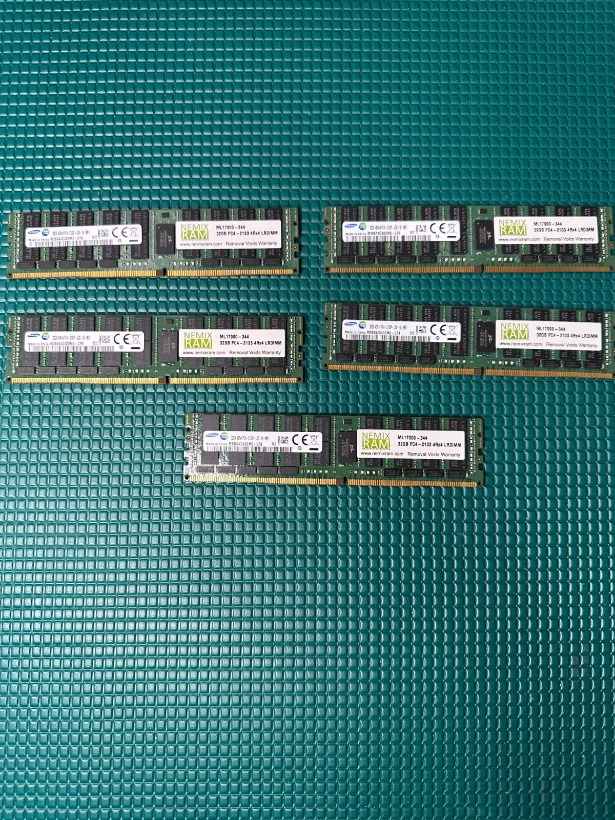 Samsung Nemix-ML17000-344 32GB 4RX4 PC4-2133P DDR4 LRDIMM Server Memory