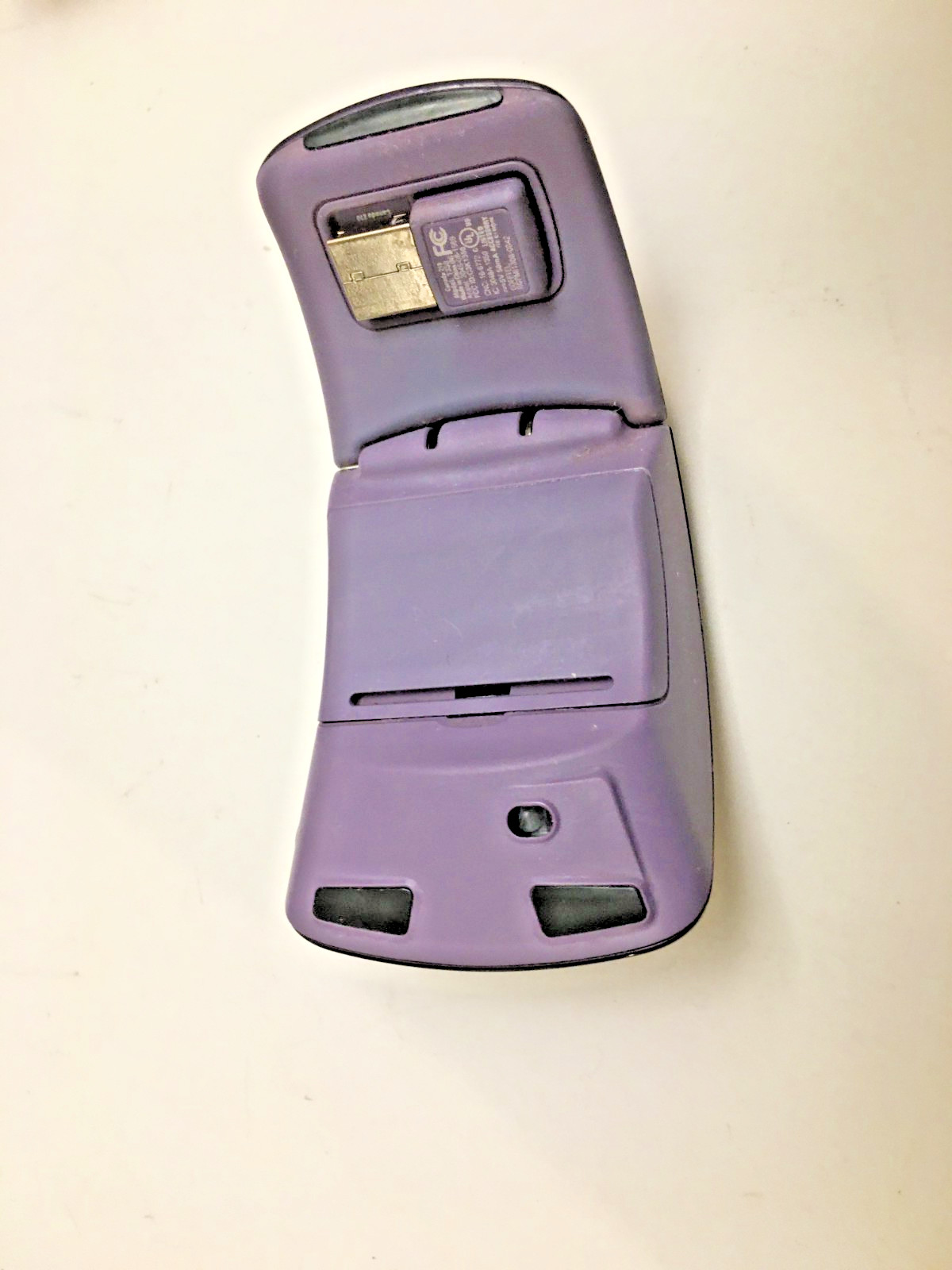 Microsoft Surface Arc Folding Mouse BlueTrack – Purple with Case : VGC