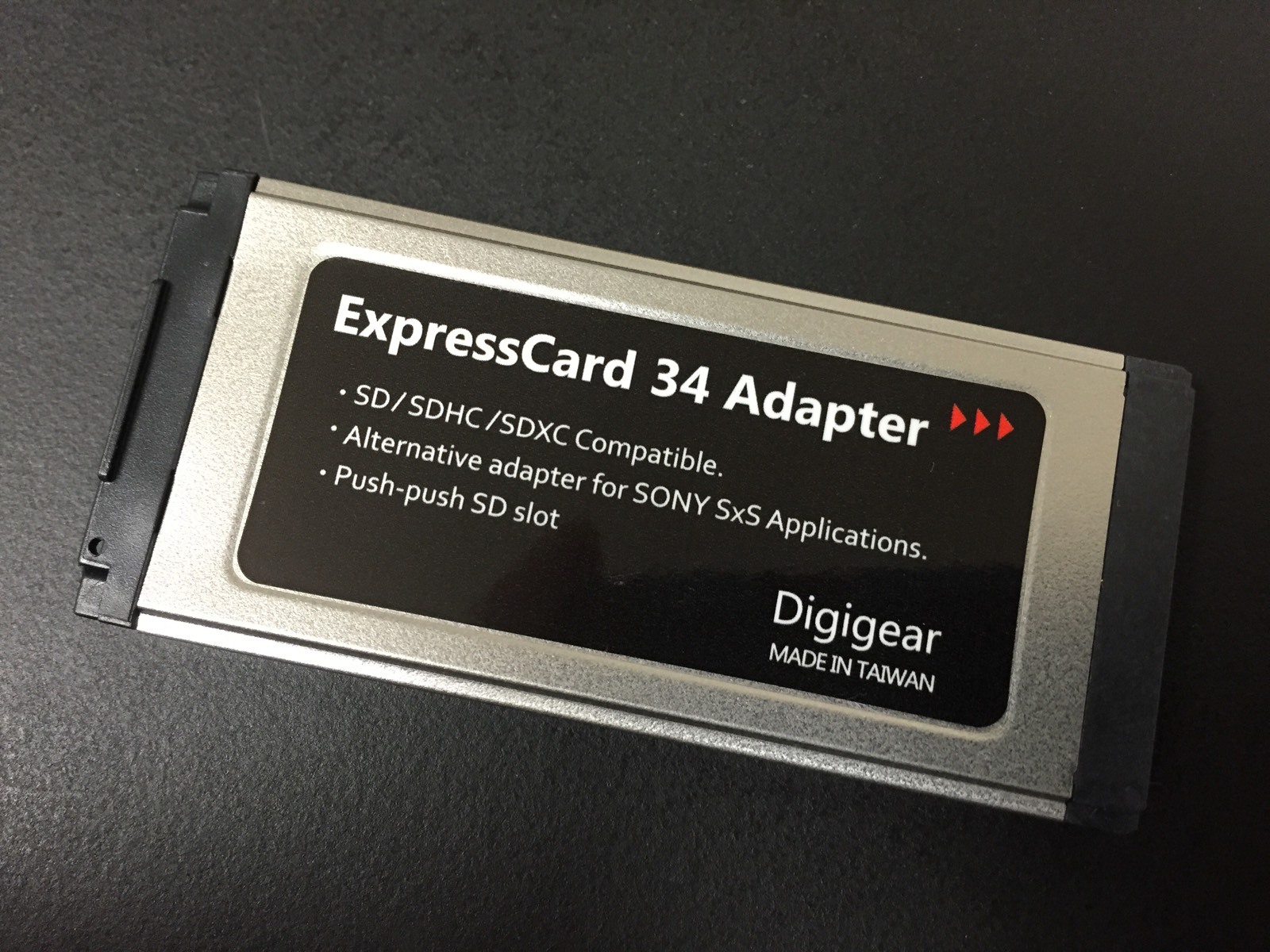 SD/SDHC/SDXC to Expresscard Adapter Reader for SONY SXS Pro Card application