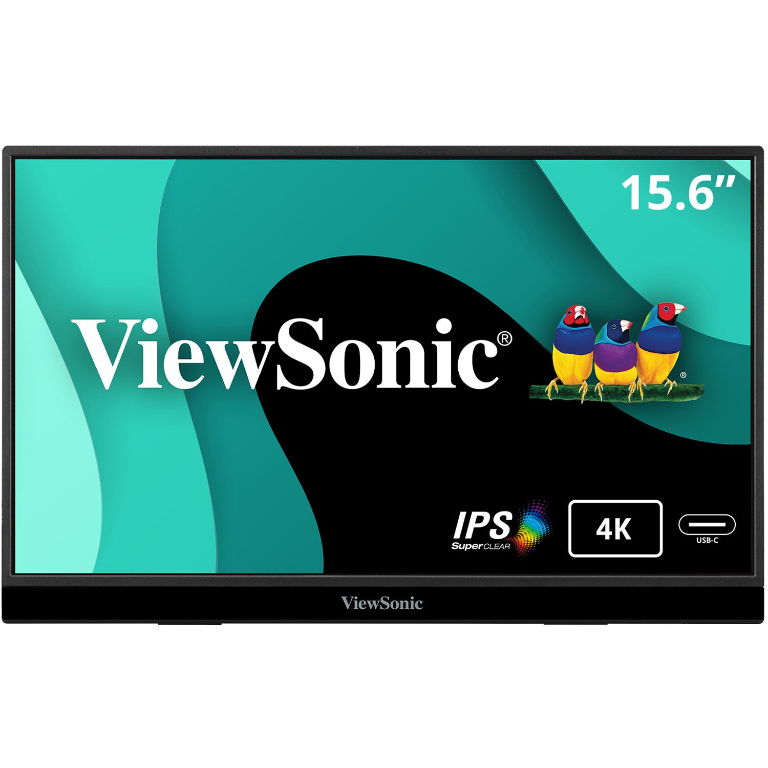 ViewSonic VX1655-4K-S 15.6″ 4K UHD Portable IPS Monitor – Certified Refurbished