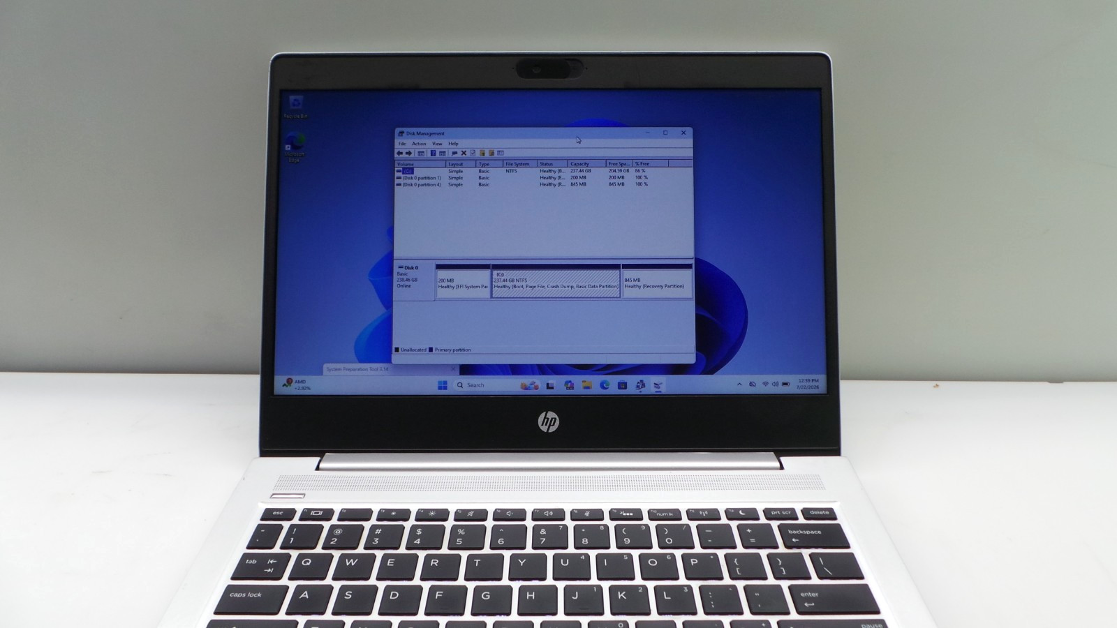 HP ProBook 430 G7 | 14″ | i5-10210U 1.60GHz | 8GB RAM 256GB NVMe | WIN 11 PRO