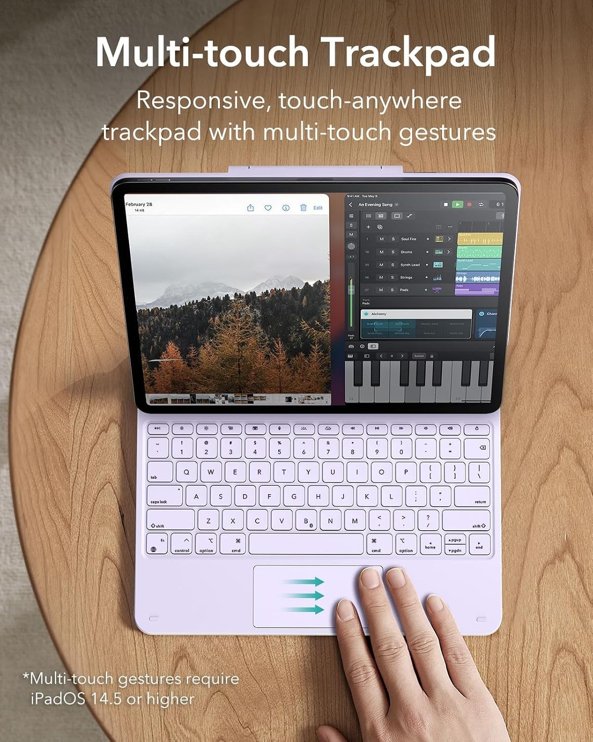 Magic Keyboard iPad Air 13 M4/M3/M2 (2026/2025/2024) 12.9 inch (6th/5th/5th/3rd)