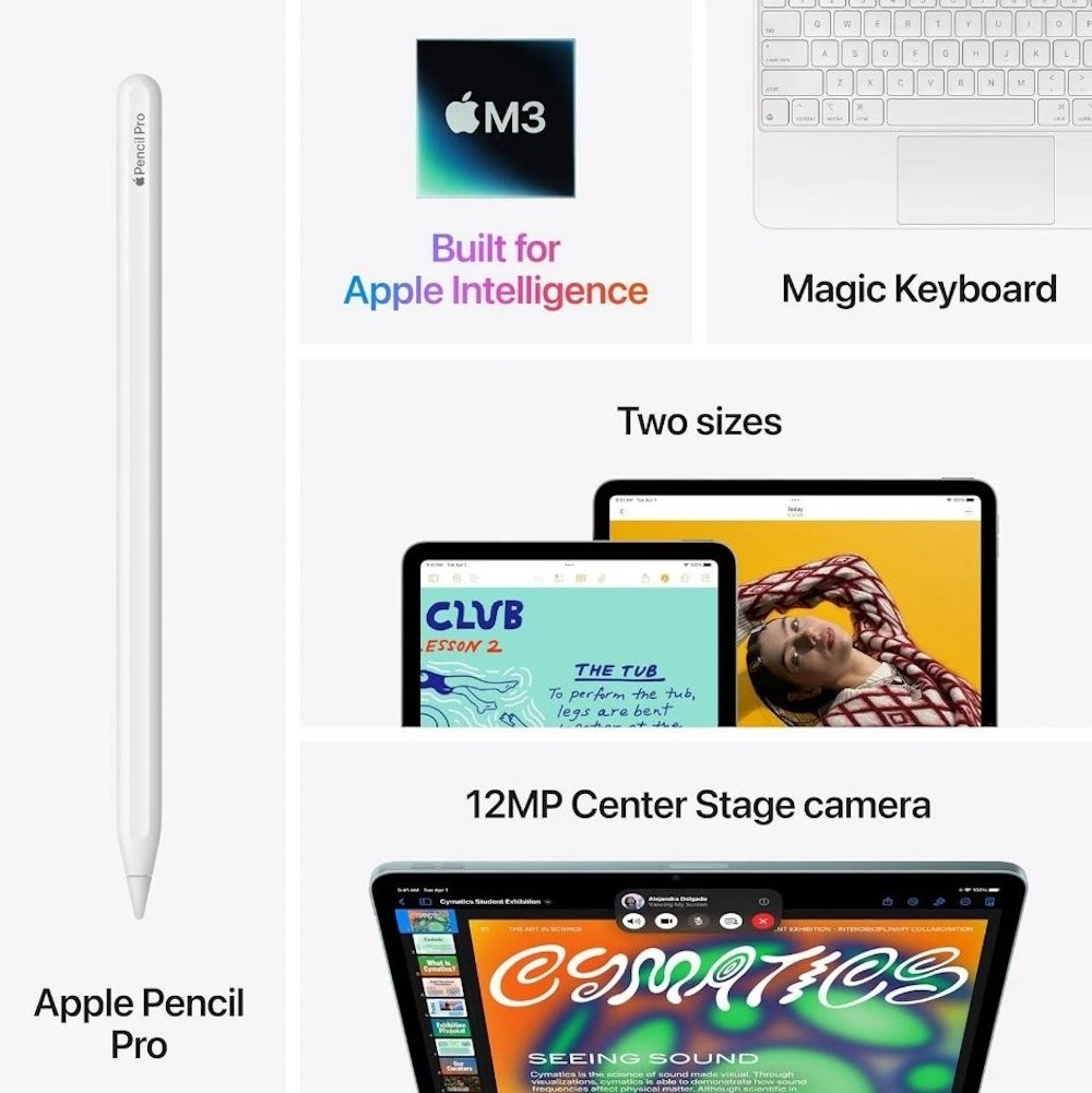 Apple iPad Air 11″ 128GB Wi-Fi Purple A3266 3N673LL/A