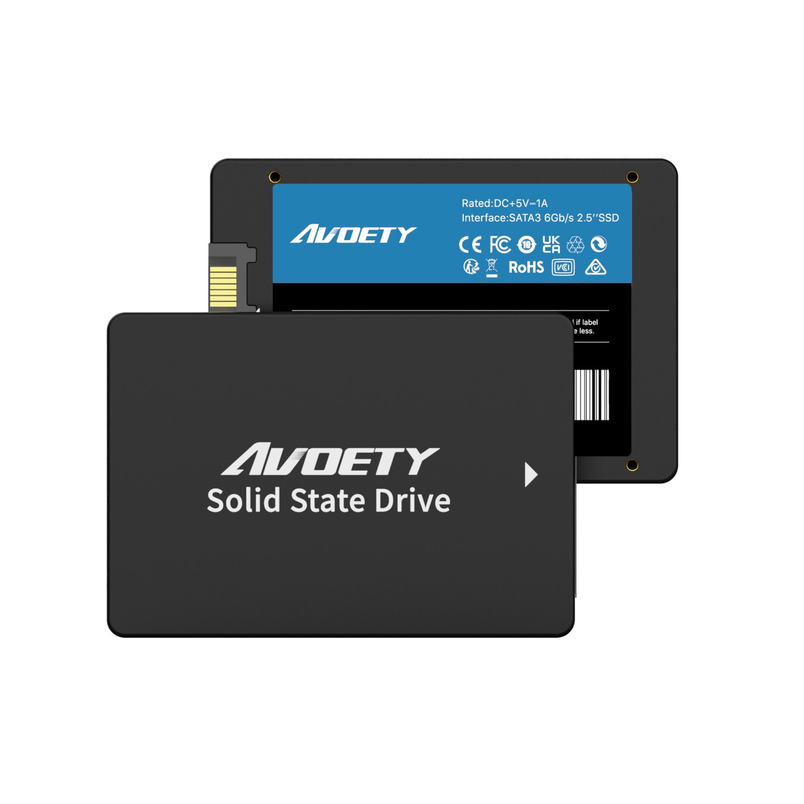 AVOETY 2.5″ SATA III Internal 512GB SSD – 550MB/s Read Speed, SSD 3D NAND TLC…