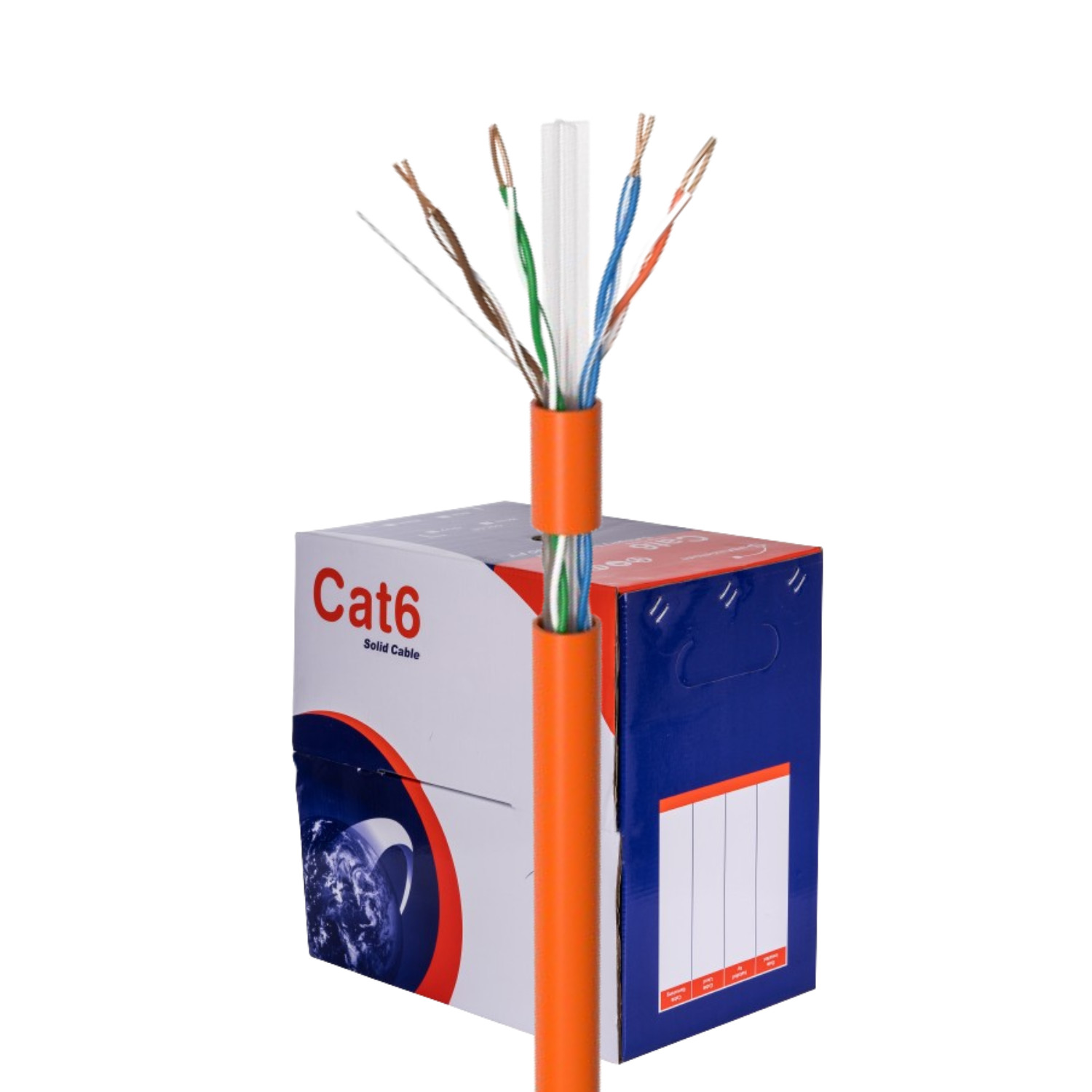 CAT5E CAT6 Cable 500FT 1000FT UTP Solid Network Ethernet CAT5 Bulk Wire RJ45 Lan