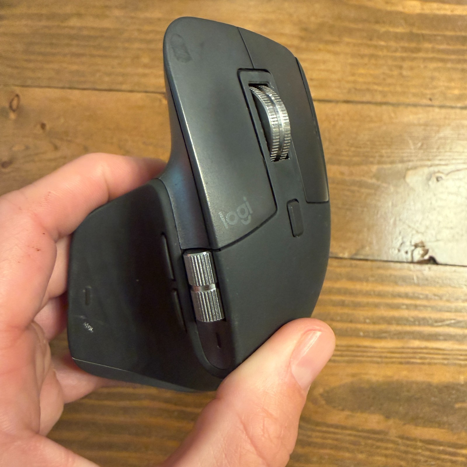Logitech MX Master 3S Ergonomic Wireless Optical Mouse Black Bluetooth *READ*