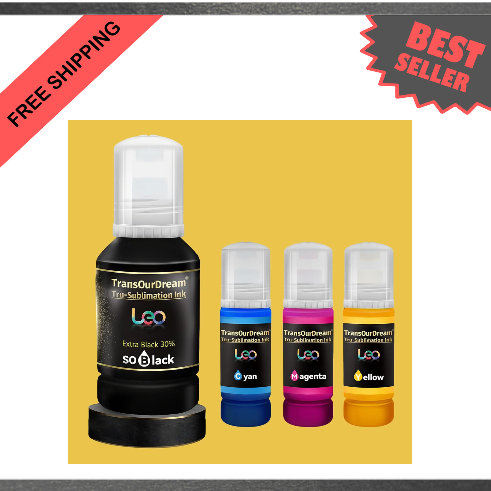 Sublimation Ink 337ml Auto-Refill Bottles For ET-2400 ET-2720 ET-2760 ET-2750