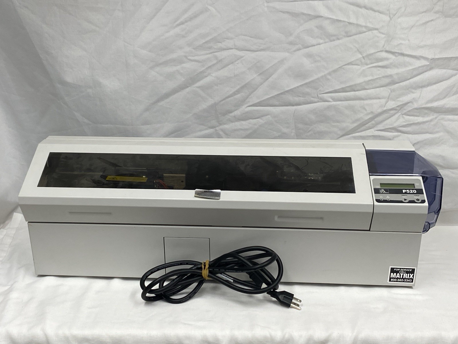 ZEBRA P520 ID PLASTIC COLOR CARD PRINTER LAMINATOR P520CM HIGH SPEED
