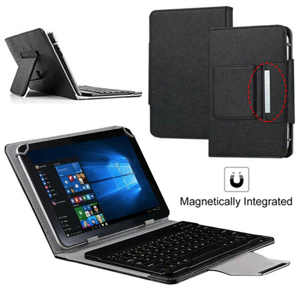 For Lenovo Tab E8/E10/P10/M10/M8/M7 7″~10.3″ Tablet Keyboard Leather Case Cover