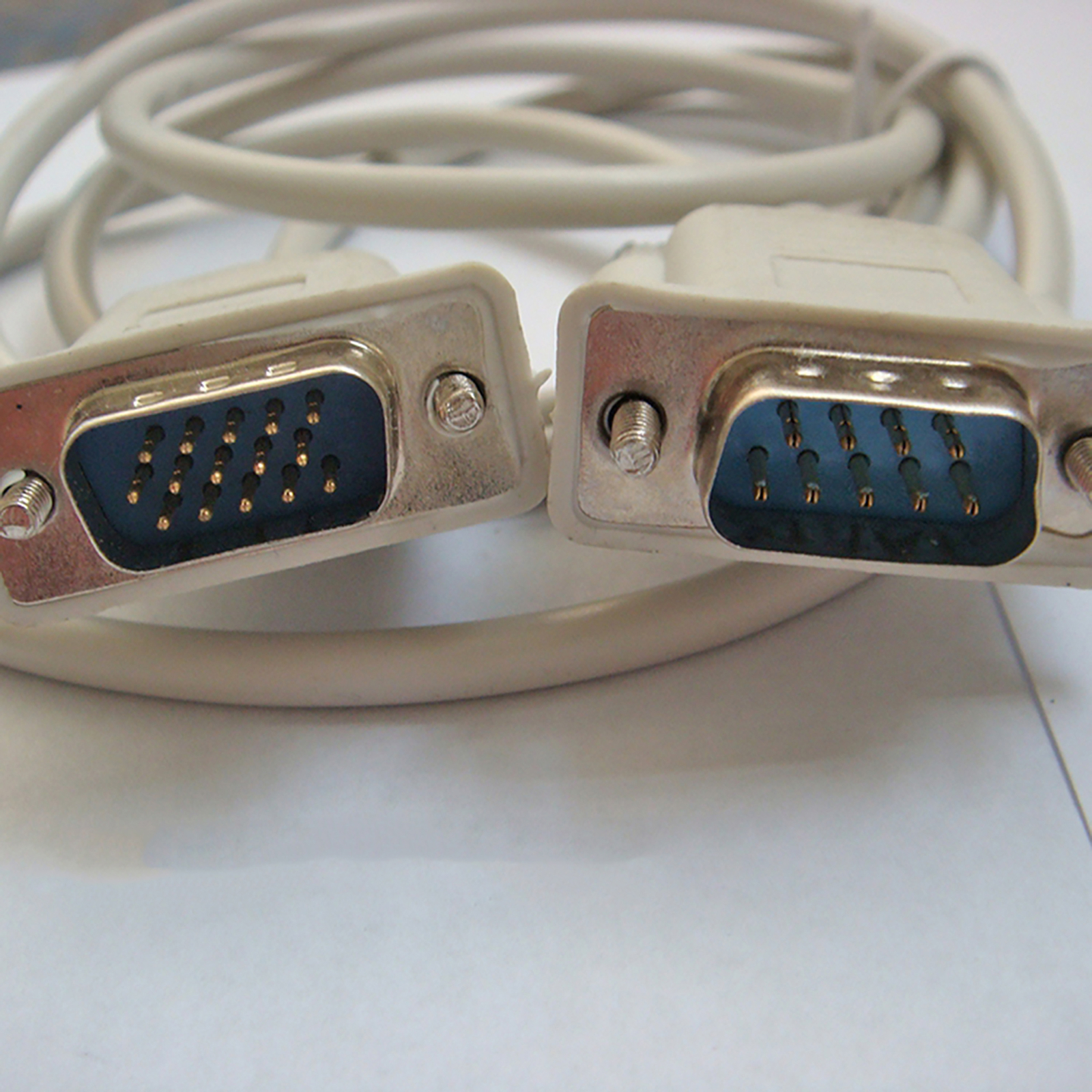 Universal RS232 DB9 9 Pin Male to VGA Video 15 Pin Male Adapter Cable Pack of 1