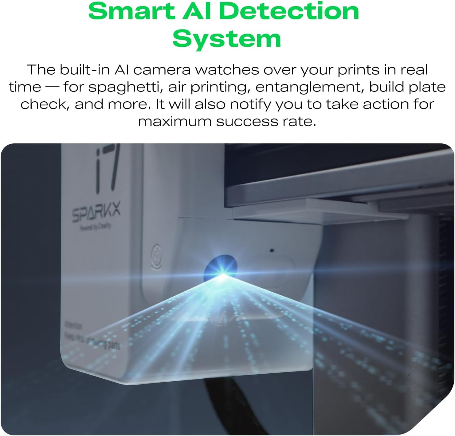 Creality SPARKX i7 3D Printer Multi Color 3D Printing 500mm/s High Speed 95% Pre