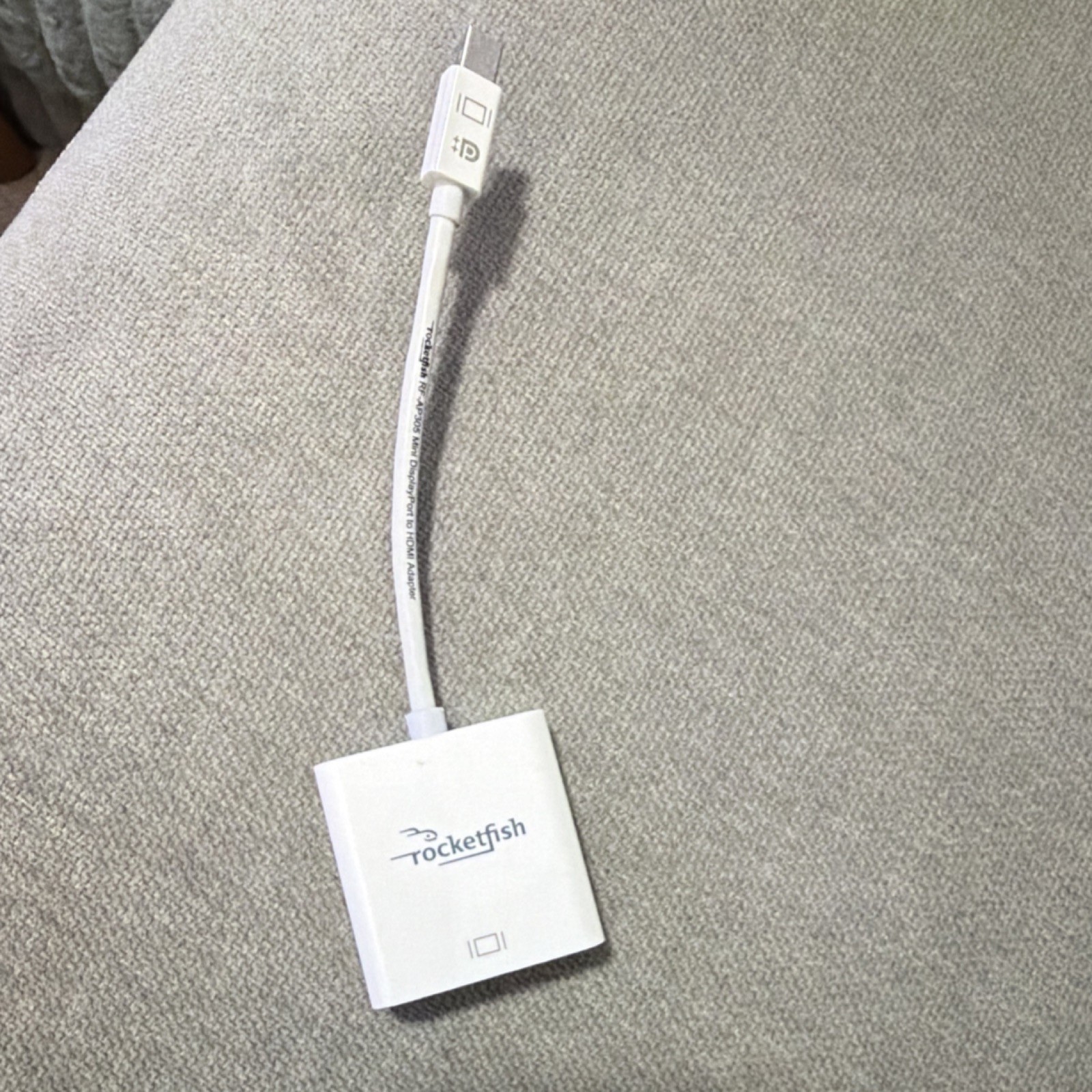 Rocketfish Mini DisplayPort Male to HDMI Standard Female Adapter White