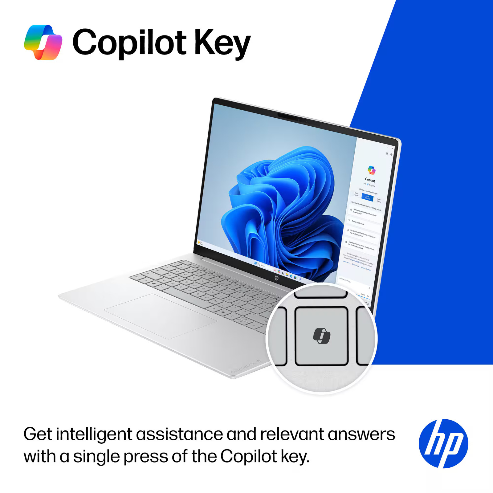 HP – OmniBook 3 16″ 2K Touchscreen Laptop – AMD Ryzen 5 40 (2025) – 8GB Memor…