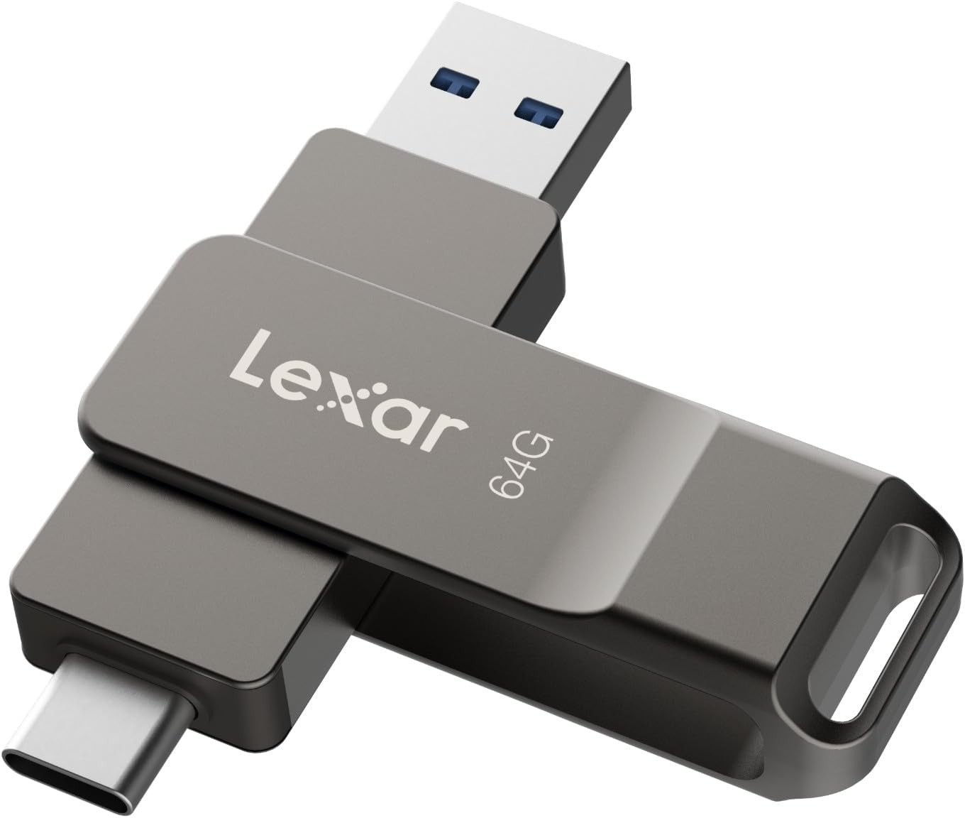 Compact 64GB USB 3.2 Jump Drive – Durable Metal Housing & Security Features