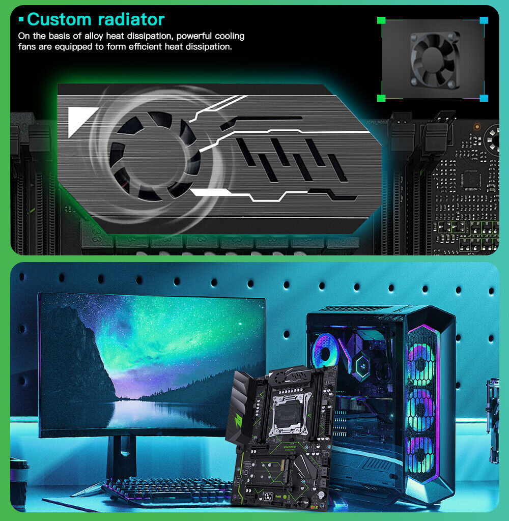 LGA 2011-3 X99 Motherboard Socket DDR4 USB 3.0 RAM 4 Channel On-Board Audio