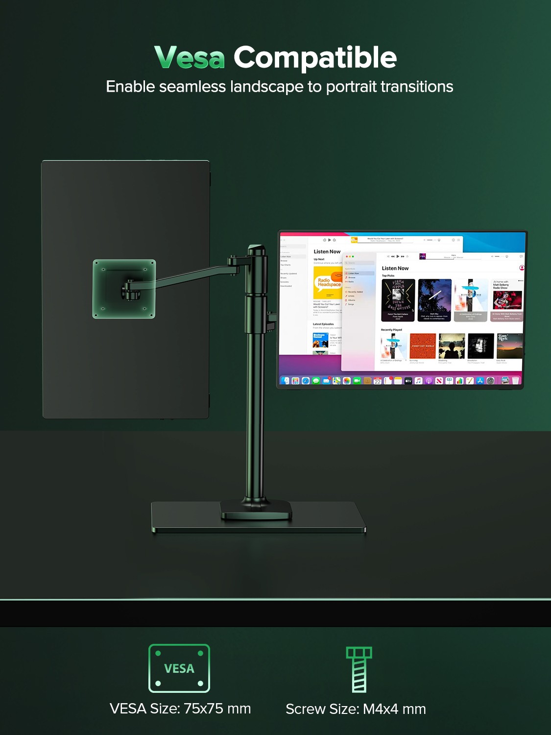 15.6″ Portable Monitor IPS HDR 16:9 1920*1080 FHD Mini HDMI USB C 800:1 NEW! US