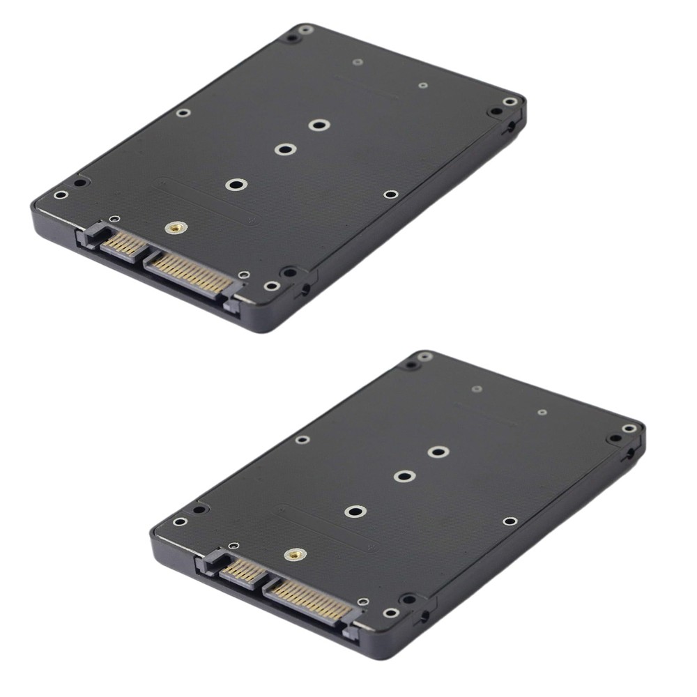4PCS 2.5″SATA to M2 NGFF SSD Enclosure Converter Internal / External Adapter M.2