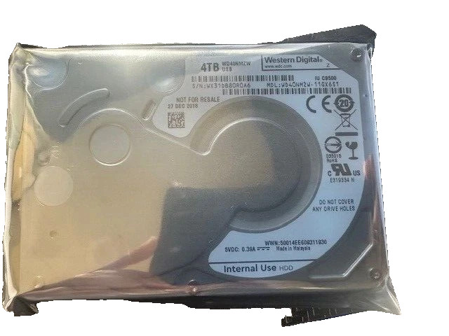 Western Digital WD40NMZW-11GX6S1 4TB 2.5″ Hard Drive External
