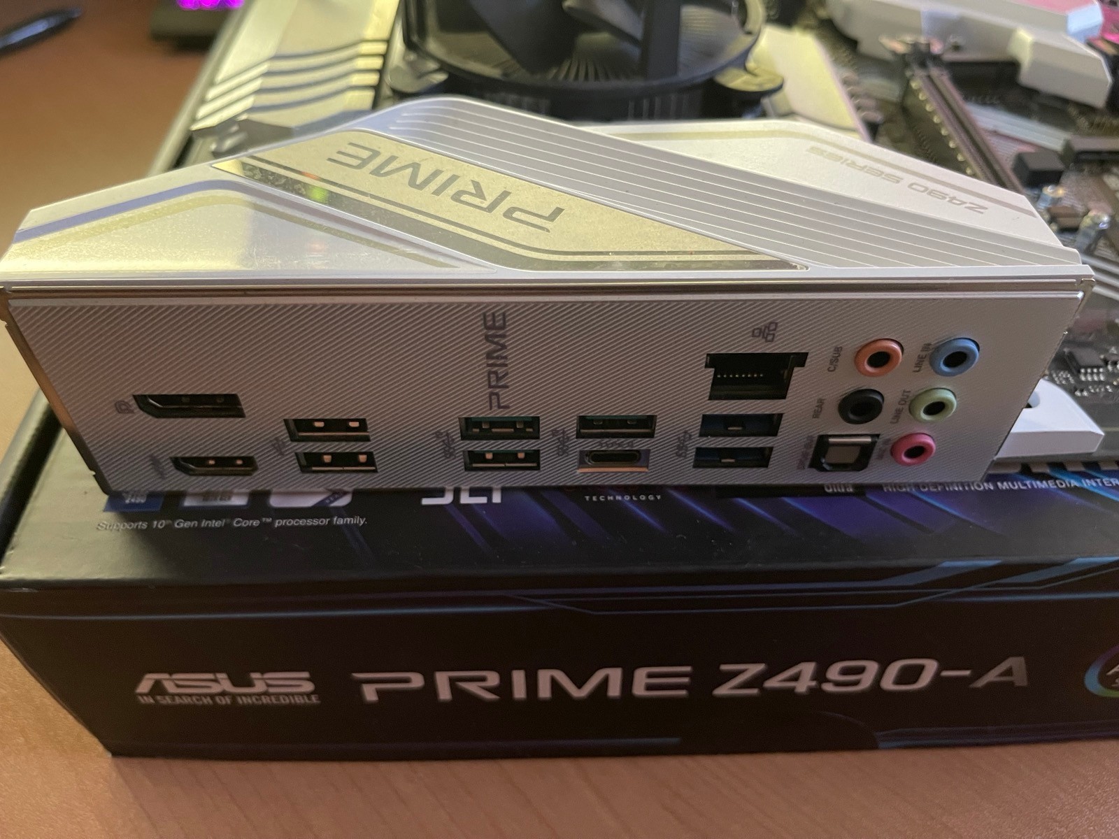 COMBO: i5-10400 + ASUS PRIME Z490-A LGA 1200 (10Gen) Z490 ATX Intel Motherboard