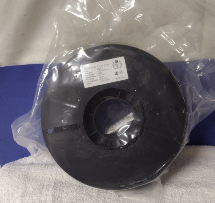 Creality Ender PLA Plus BLACK Filament 1.75mm 1KG for 3D Printers