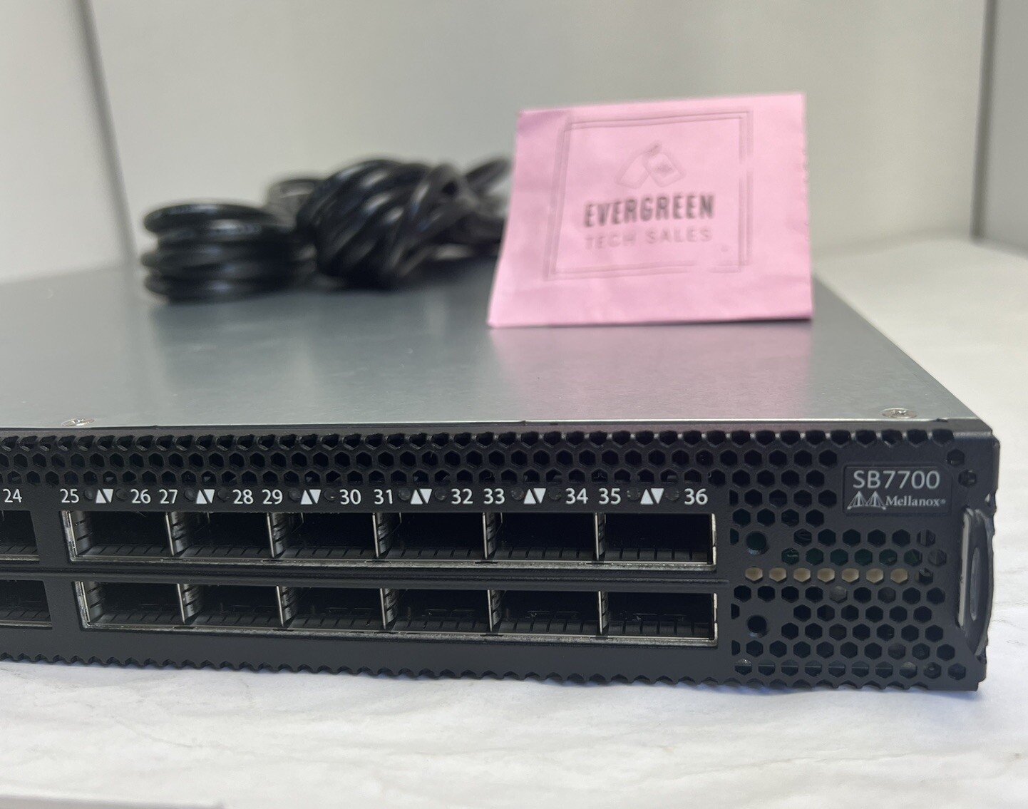 MSB7700-ES2F MELLANOX SB7700 36-Port QSFP28 EDR 100Gbps InfiniBand Switch