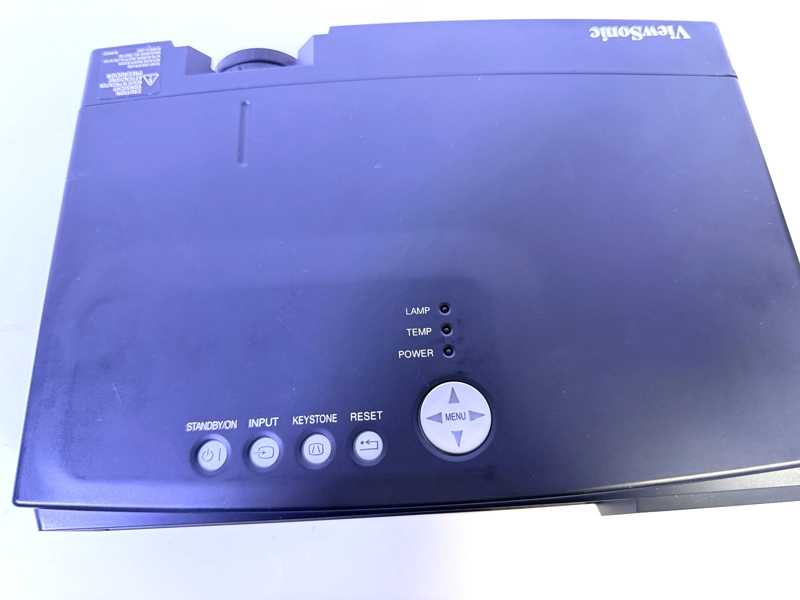 ViewSonic PJ500 LCD Projector, Tested Working, 458 Lamp Hours VGA, Case & Cables