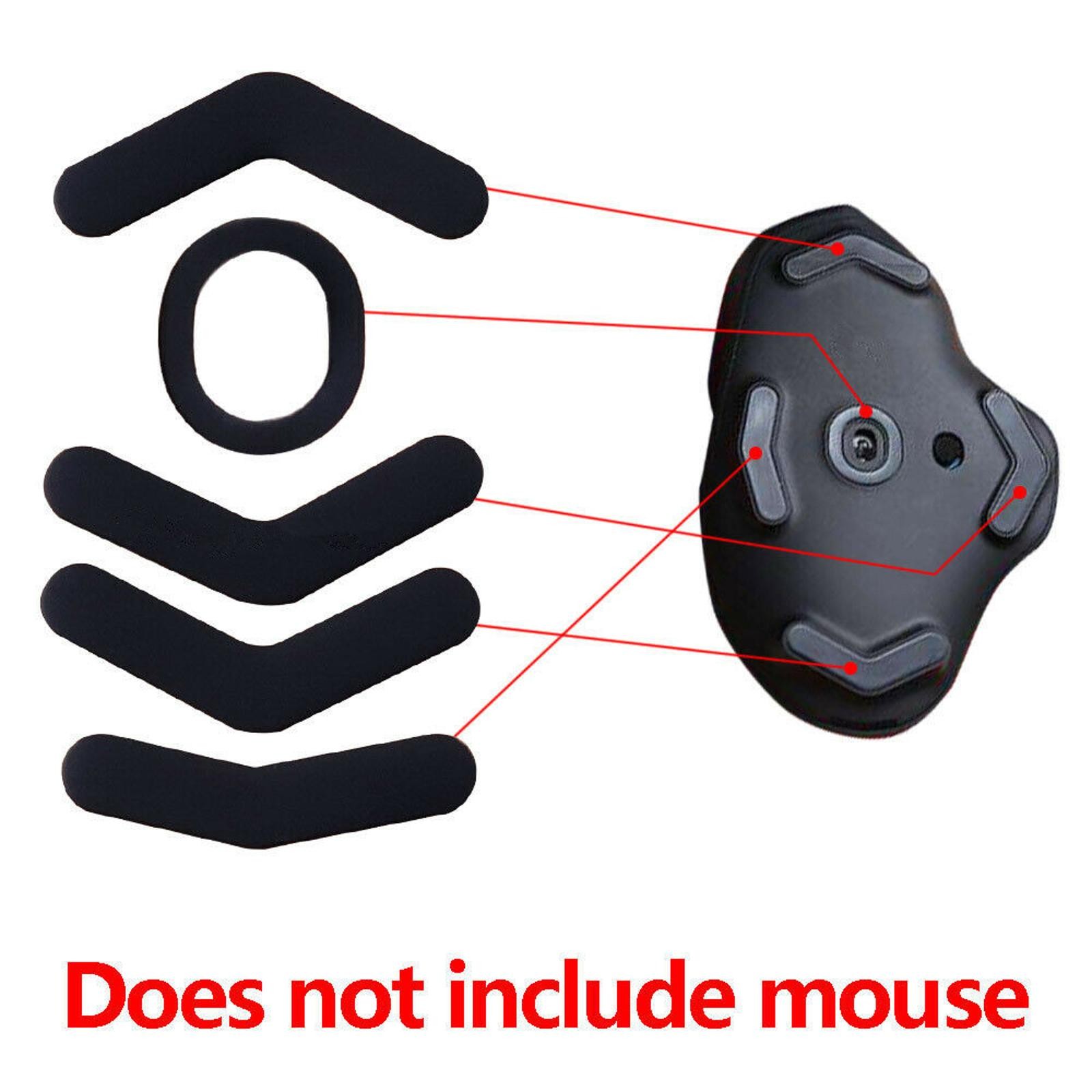 1 Pack Replacement Mouse Feet Mice Skates Pads For Logitech G604 Mouse D