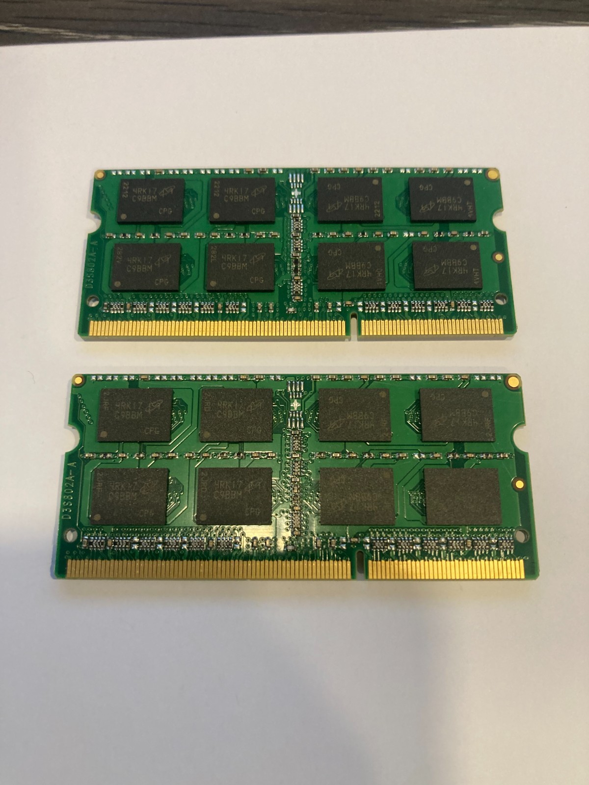 Crucial 8GB 2x 4GB DDR3L Memory RAM 1066 MHz PC3L-8500S SODIMM Laptop CT4G3S1067