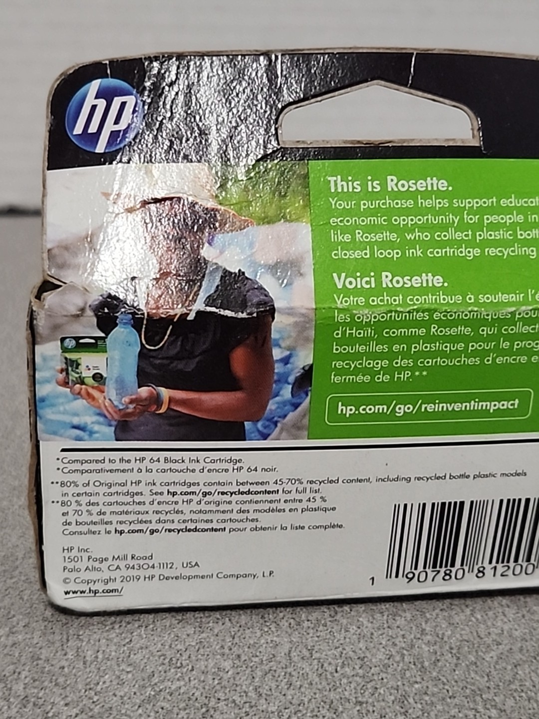 HP Original Ink Cartridge 64XL Black New in Box/Unused) Exp Nov 2022